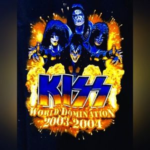 Kiss 2003 2004 world domination tour t shirt